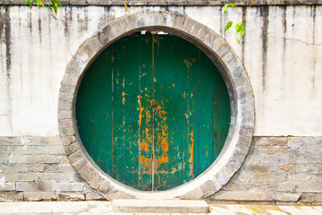 Ancient round doorway