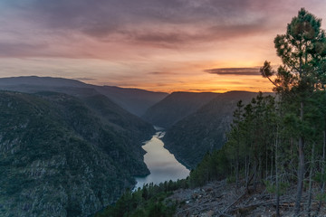 landscape river ourense