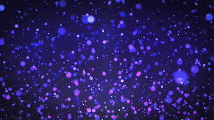 purple particles background, dust particles with real lens flare. glitter lights. Abstract glitter background, gold bokeh background