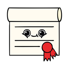 cute cartoon certificate