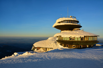 Obserwatorium w górach, Sudety , Polska
