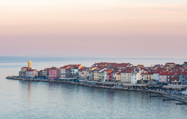 Town of Piran in the early morning, Slovenia