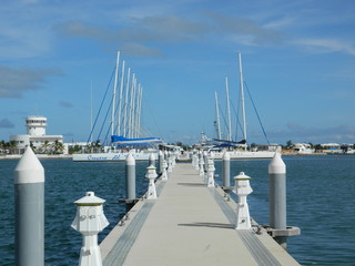Fototapeta premium Cuba. Varadero/ View of marina