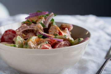 tomato cucumber salad