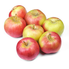 Group of natural eco apples