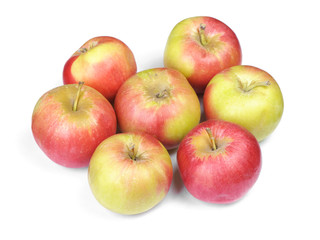 Group of natural eco apples