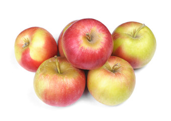 Group of natural eco apples