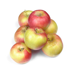 Group of natural eco apples