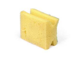 Old and dirty kitchen dish washing sponge