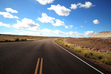 Open road in Phoenix Arizona
