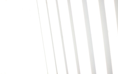 abstract futuristic stripped white background with gray vertical stripes, art perspective wallpaper pattern illustration 