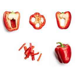 paprykowe szaleństwo kostki paski © Piotr