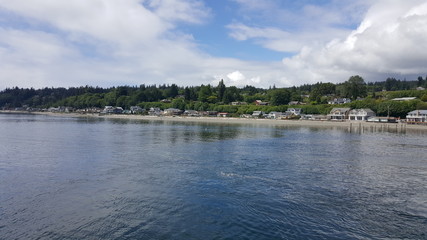 Coastal island community