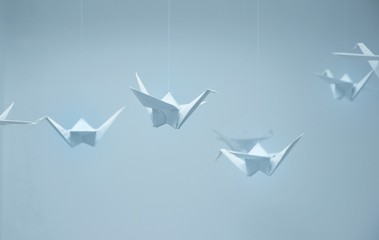 origami paper dove of peace
