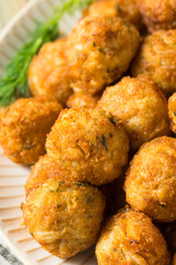 Homemade Seafood Mini Crab Cake Balls