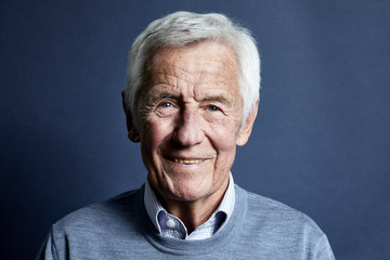 Portrait of smiling senior man
