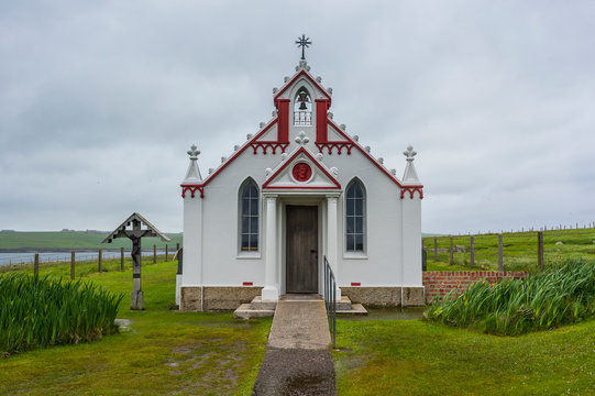 United Kingdom, Scotland, Orkney Islands, Mainland, War prisoner build Italian Chapel