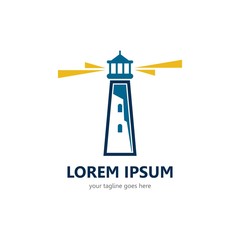 Modern Lighthouse Logo Template