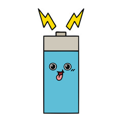 cute cartoon battery
