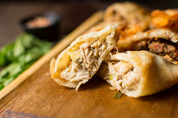 Traditional food argentina empanadas