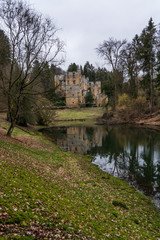 Fototapeta na wymiar The ruin of the castle Beaufort, Luxembourg.