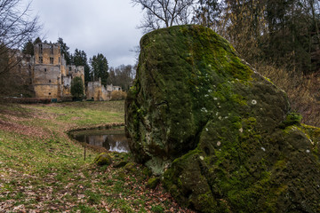 The ruin of the castle Beaufort, Luxembourg.