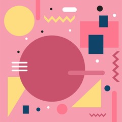 Fototapeta premium Memphis Background