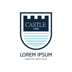 Modern Castle Logo Icon