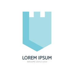 Modern Castle Logo Icon