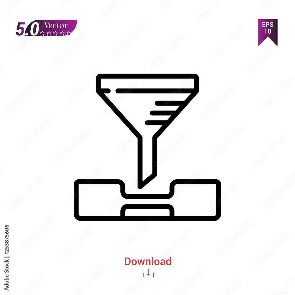 Poster outline mail icon isolated on white background. line pictogram. graphic design, mobile application, 