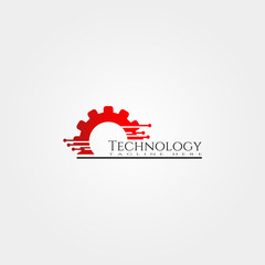 Technology icon- gear vector 
