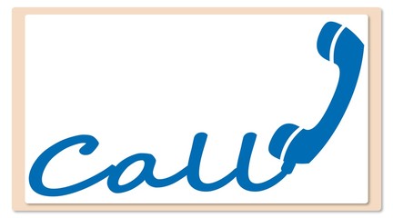 Obraz premium Call Symbol - vintage concept for communication or business contact