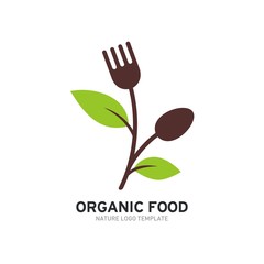 Organic Food Logo Template