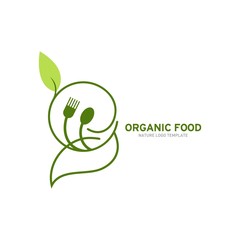 Organic Food Logo Template