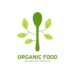 Organic Food Logo Template