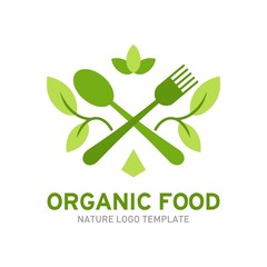 Organic Food Logo Template