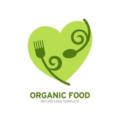 Organic Food Logo Template