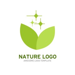 Organic Food Logo Template