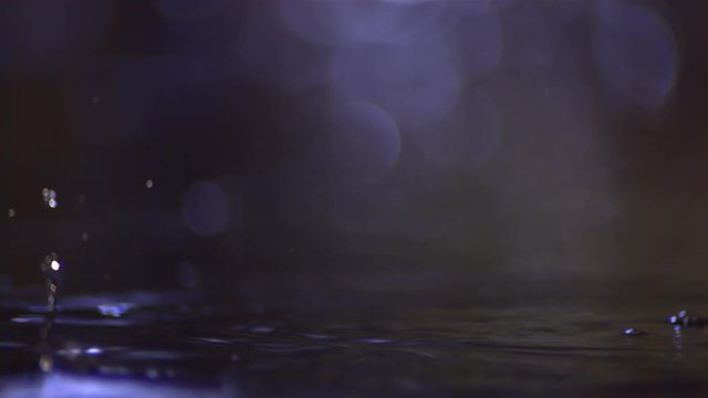 Raindrops Slow-motion