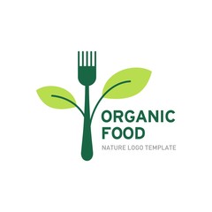 Organic Food Logo Template