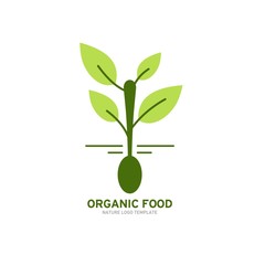 Organic Food Logo Template