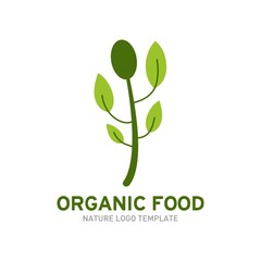Organic Food Logo Template