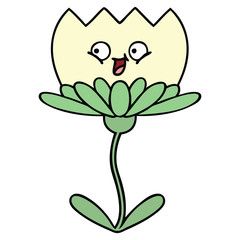 cute cartoon flower