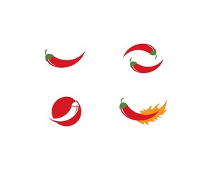 Obraz premium Chili logo vector