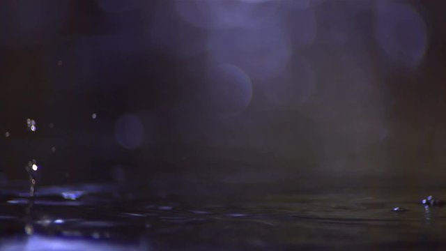 Raindrops Slow-motion