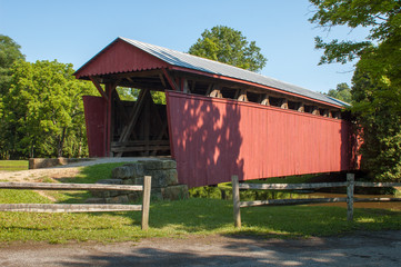 Staats MIll Covered Bridge, Jackson County, West Virginia © Mike