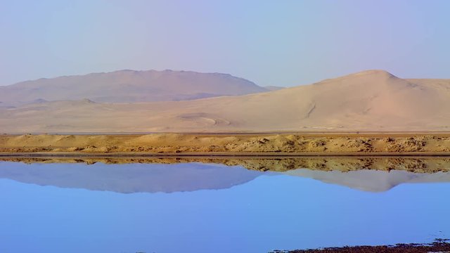 Scenic footage from Reserva Nacional de Paracas in Peru.