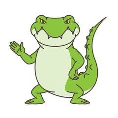 Fototapeta premium ワニ手のひら