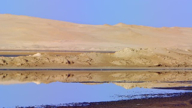 Scenic footage from Reserva Nacional de Paracas in Peru.