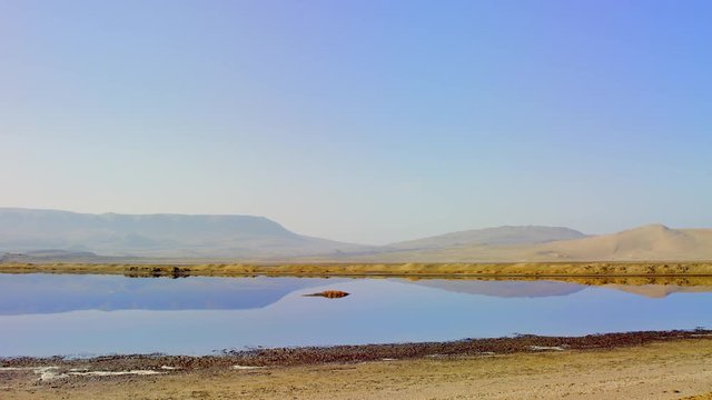 Scenic footage from Reserva Nacional de Paracas in Peru.